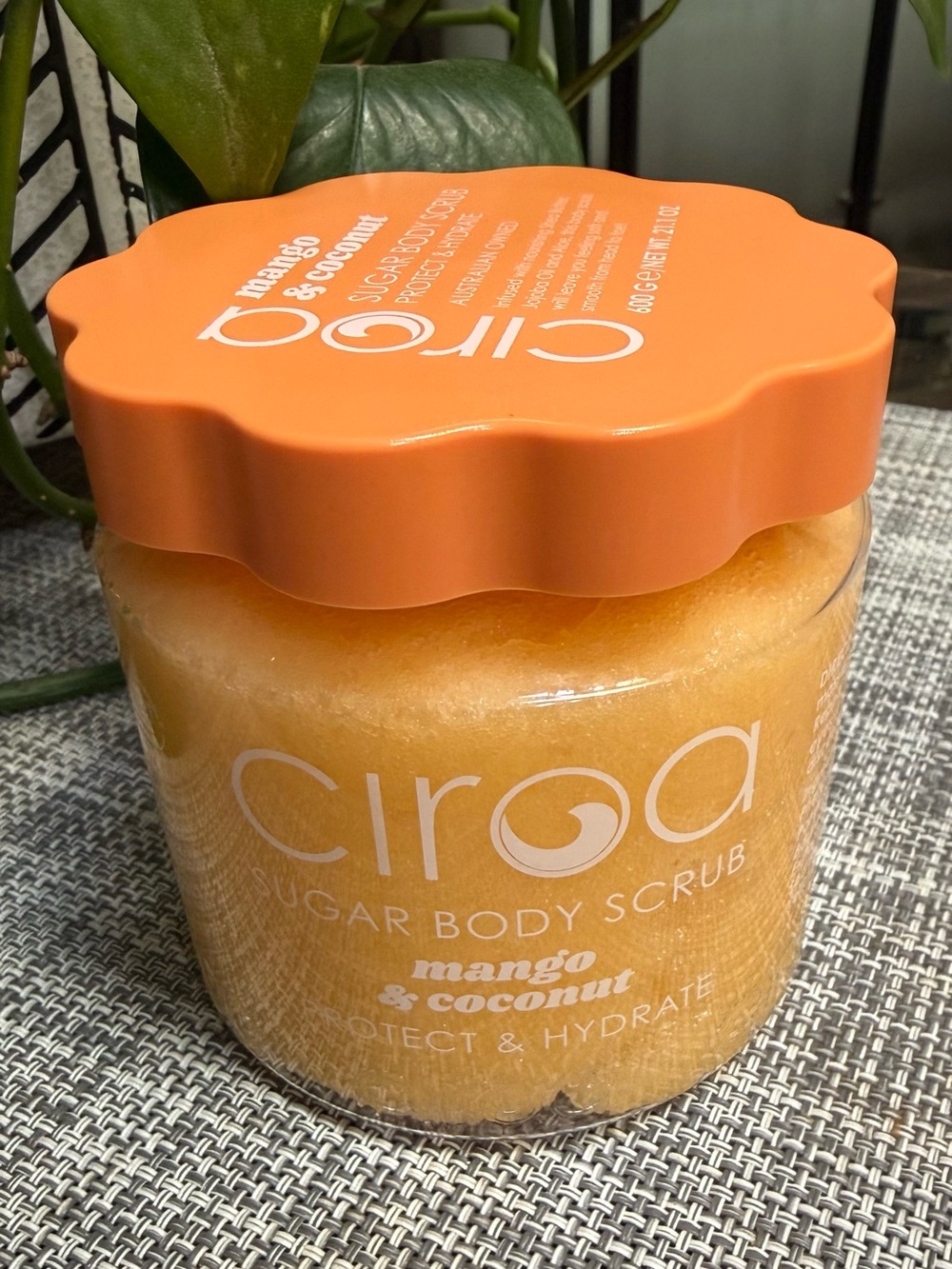 Ciroa Brand New 🥭Mango & Coconut 🥥Sugar Body Scrub — Orange